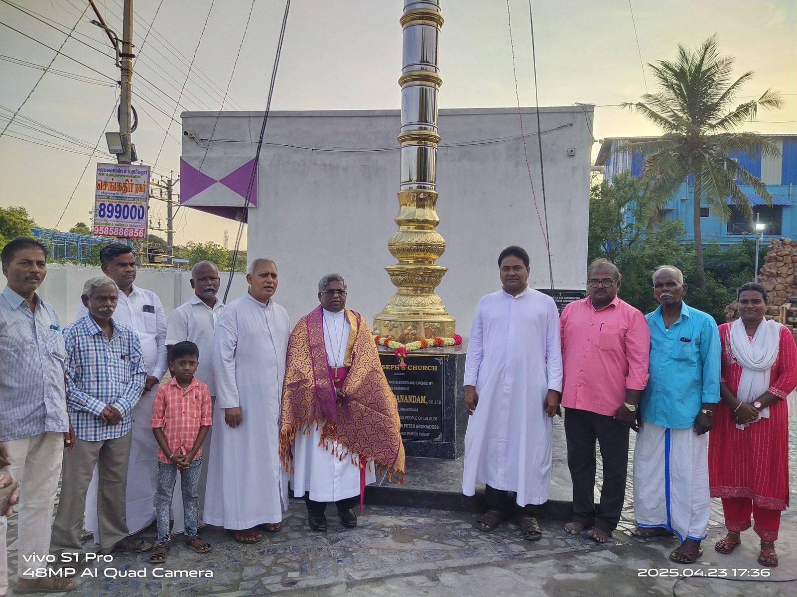 கொடிமரம் ஆசி நிகழ்வில் பங்கினர்