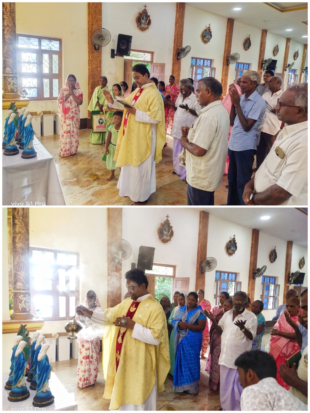 அன்னை மரியாள் சிலை வழங்கும் நிகழ்வு
